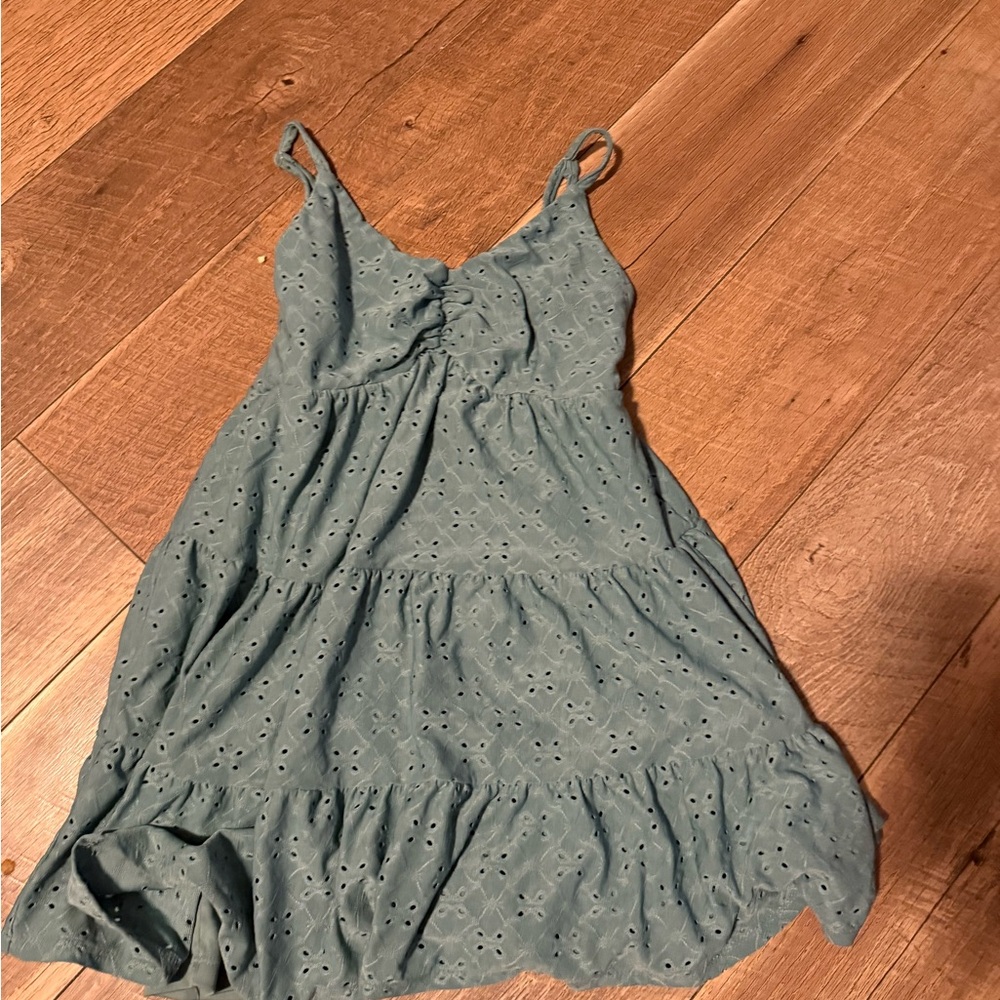 Elegant Blue Mini Dress